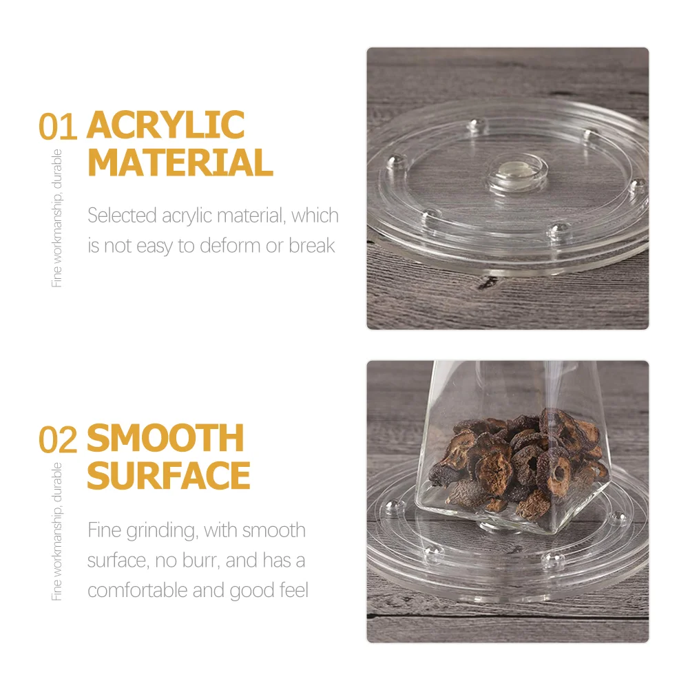 Clear Acrylic Turntable Kitchen Spice Holder 360-Degree Rotating Turntable Acrylic Rotary Table 360-Degree Rotary Table
Clear Acrylic Turntable Kitchen Spice Holder 360-Degree Rotating Turntable Acrylic Rotary Table 360-Degree Rotary Table