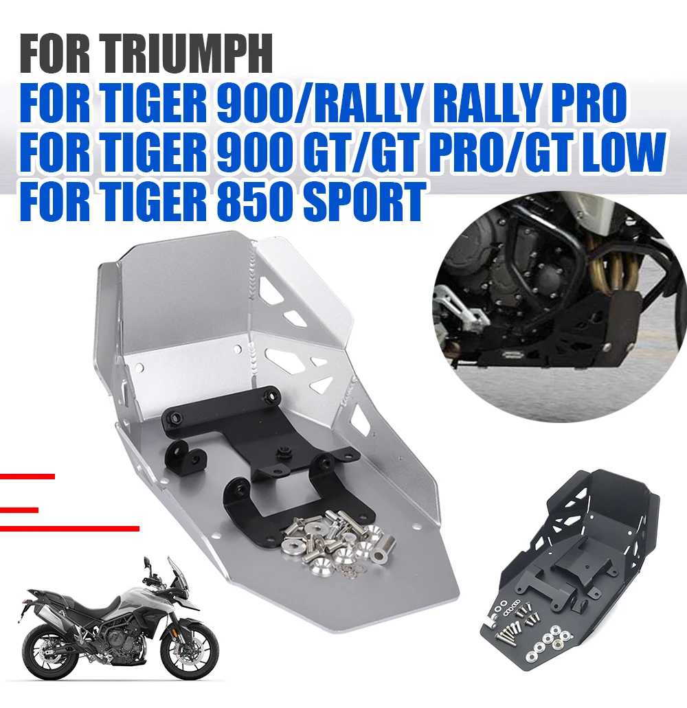 

Engine Base Chassis Guard Lower Bottom Skid Plate Belly Pan For TRIUMPH Tiger 850 Sport Tiger 900 Rally GT Pro Low Accessories