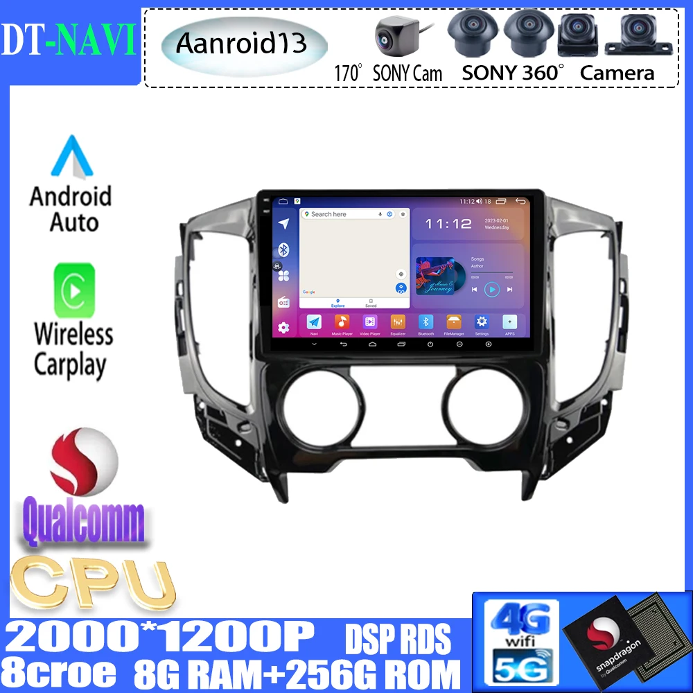 Android13 Carplay For Mitsubishi Pajero Sport 3 L200 2015-2019 Car Radio Multimedia Player Navigation GPS BT WIFI 4G NO 2Din DVD
Android13 Carplay For Mitsubishi Pajero Sport 3 L200 2015-2019 Car Radio Multimedia Player Navigation GPS BT WIFI 4G NO 2Din DVD