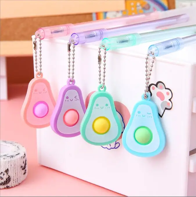 48 pcs/lot Cartoon Avocado Pendant Gel Pen Kawaii 0.5 mm Black Ink Signature Pens Office School Supplies
48 pcs/lot Cartoon Avocado Pendant Gel Pen Kawaii 0.5 mm Black Ink Signature Pens Office School Supplies