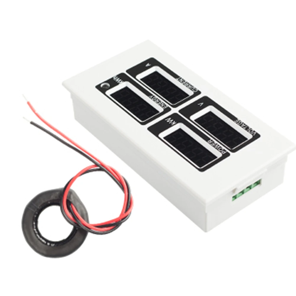 PZEM-004 Single Phase Power Energy Meter Red LED Display Electric Instruments Volt Amp Watt Kwh Indicator TTL Modbus
PZEM-004 Single Phase Power Energy Meter Red LED Display Electric Instruments Volt Amp Watt Kwh Indicator TTL Modbus
