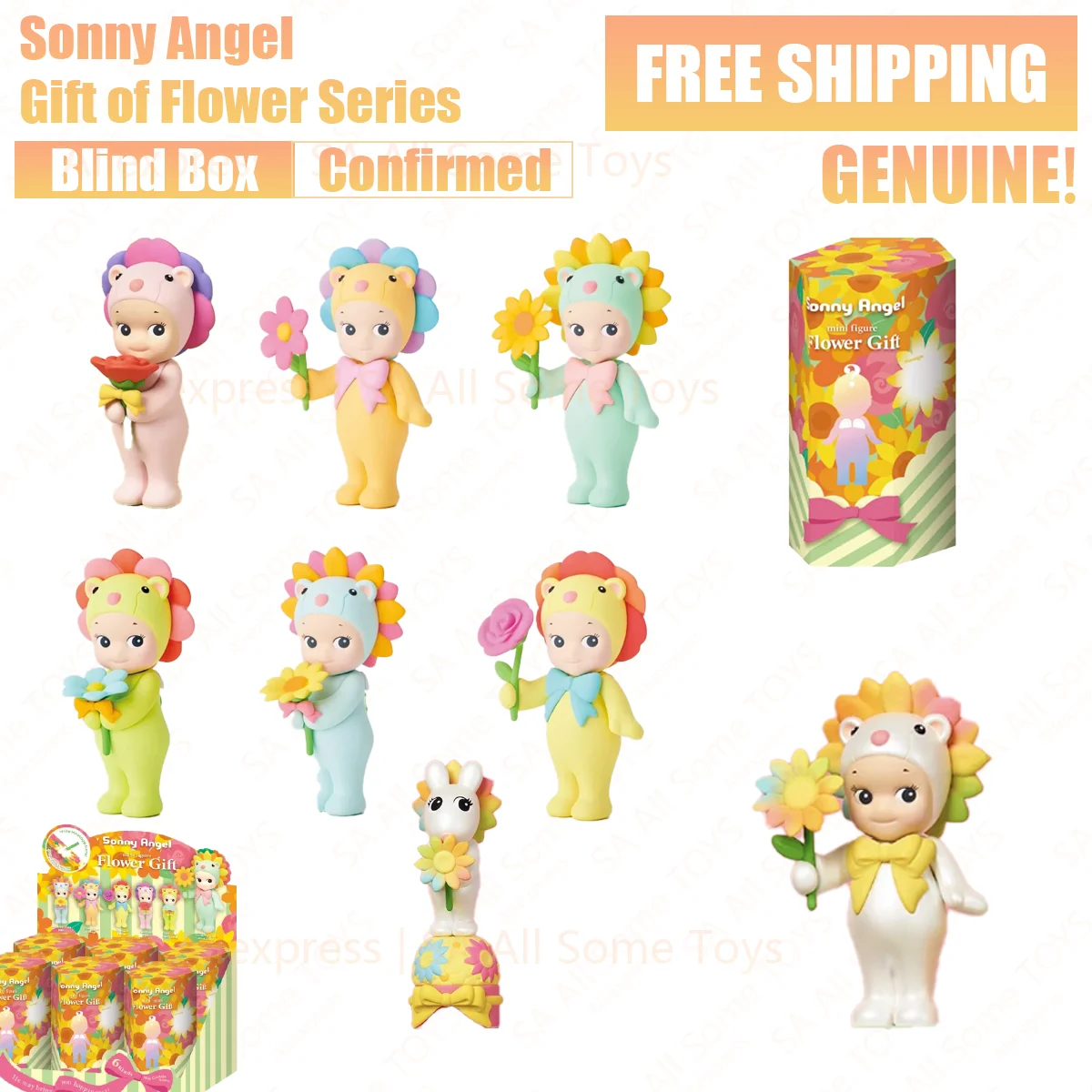 

Sonny Angel Gift of Flower Series Blind Box Confirmed style Genuine telephone Screen Decoration Birthday Gift Mysterious Surpris