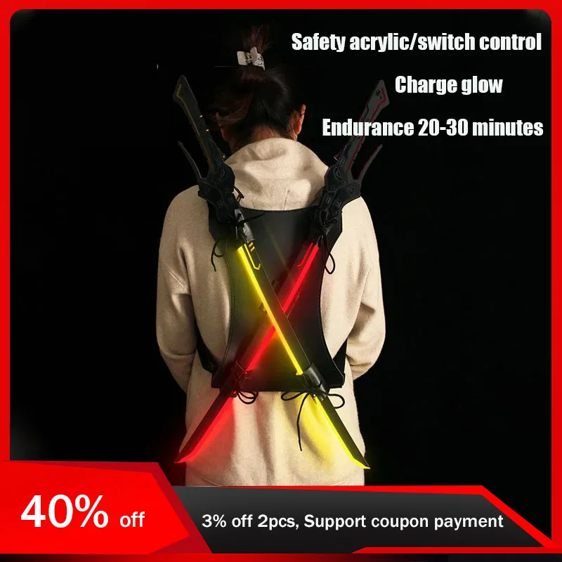 80cm/108cm Cyberpunk Lightsaber Katana Cosplay Prop PUNISHING Game Peripheral Sirius Wearable Acrylic Glowing Toy Model Boy Gift
80cm/108cm Cyberpunk Lightsaber Katana Cosplay Prop PUNISHING Game Peripheral Sirius Wearable Acrylic Glowing Toy Model Boy Gift