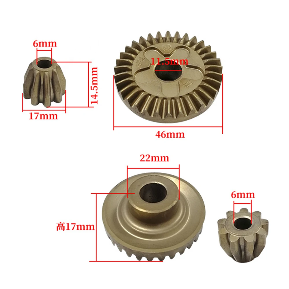 Brand New Durable Angle Grinder Gear Spiral Bevel Gear 11.6mm 2Pcs Set Helical Teeth Straight Teeth For GWS6-100
Brand New Durable Angle Grinder Gear Spiral Bevel Gear 11.6mm 2Pcs Set Helical Teeth Straight Teeth For GWS6-100