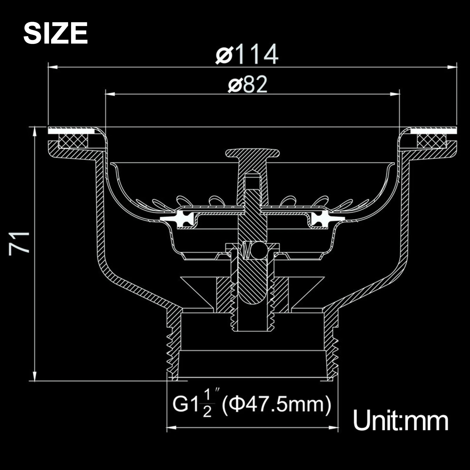 114MM Stainless Steel Sink Dish Drainer Strainer With Gold Plated Rich Golden Sinker Vacuum Drain Kitchen FixturHome Improvement
114MM Stainless Steel Sink Dish Drainer Strainer With Gold Plated Rich Golden Sinker Vacuum Drain Kitchen FixturHome Improvement