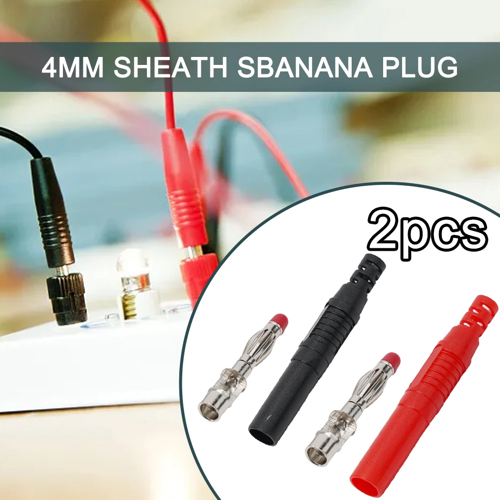 4mm Straight Wire Male Banana Plug 4mm Banana CATII 1000V /MAX 32A Connectors Instrument Male Plug Safety Useful
4mm Straight Wire Male Banana Plug 4mm Banana CATII 1000V /MAX 32A Connectors Instrument Male Plug Safety Useful