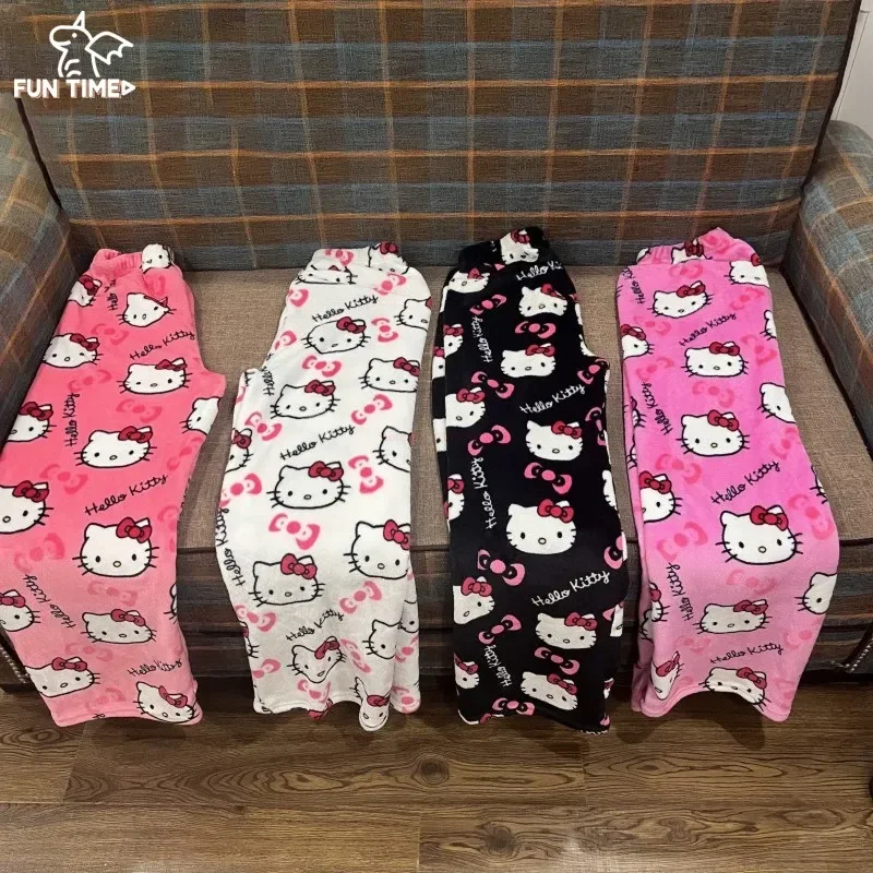 Hello Kitty Flannel Pajama Pants Women Hello Kitty Pajama Autumn Winter Fuzzy Pajama Pant Coral Velvet Trousers Christmas Gifts
Hello Kitty Flannel Pajama Pants Women Hello Kitty Pajama Autumn Winter Fuzzy Pajama Pant Coral Velvet Trousers Christmas Gifts