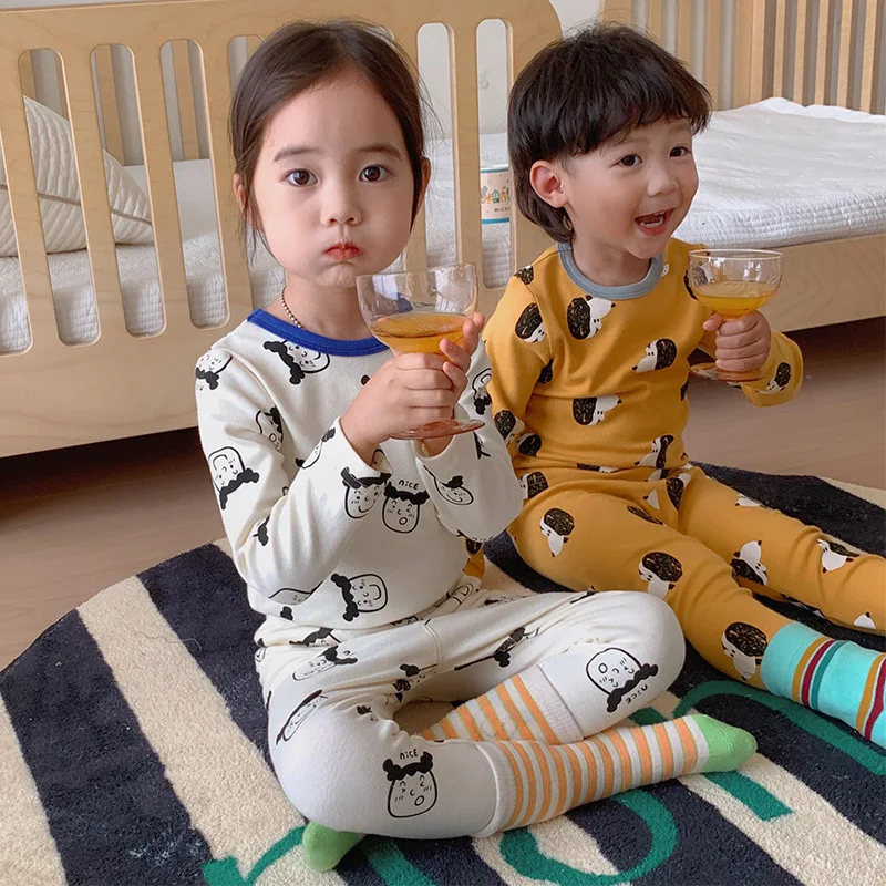 

Пижама детская пижама для девочек Ночная одежда для детей Пижама динозавро Детская Пижама животные пижамы для детей комплект