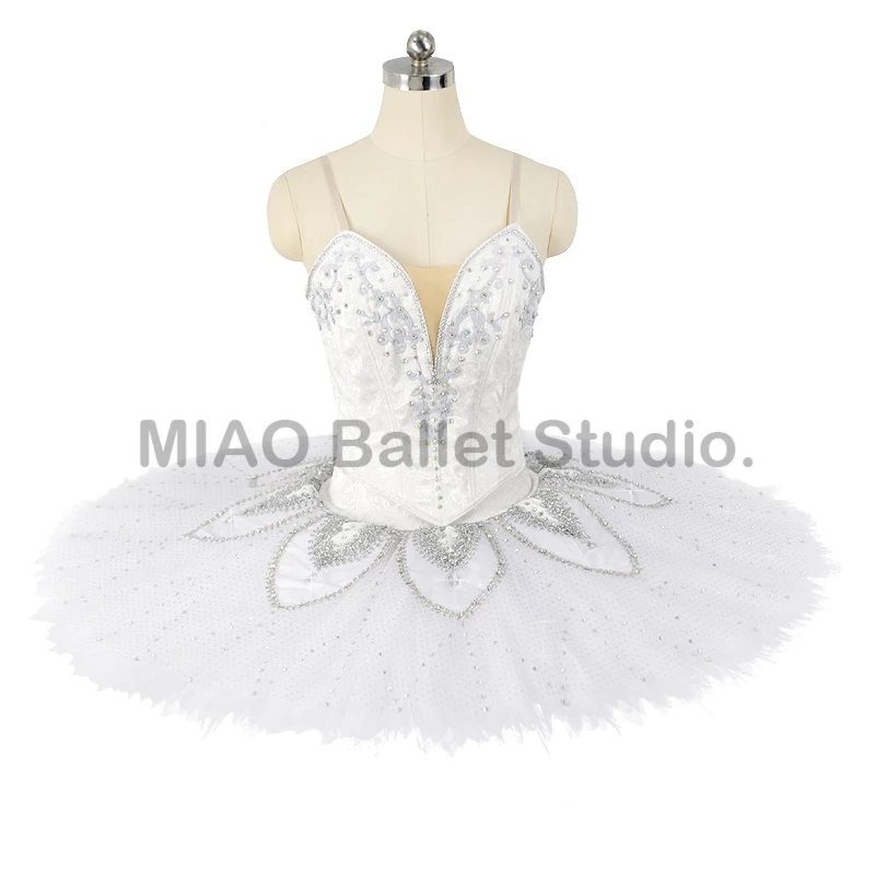 

Silver Fairy ballet tutu classical Sleeping Beauty Split Costume professional Platter Ballet Tutu Pancake Boning support 0336