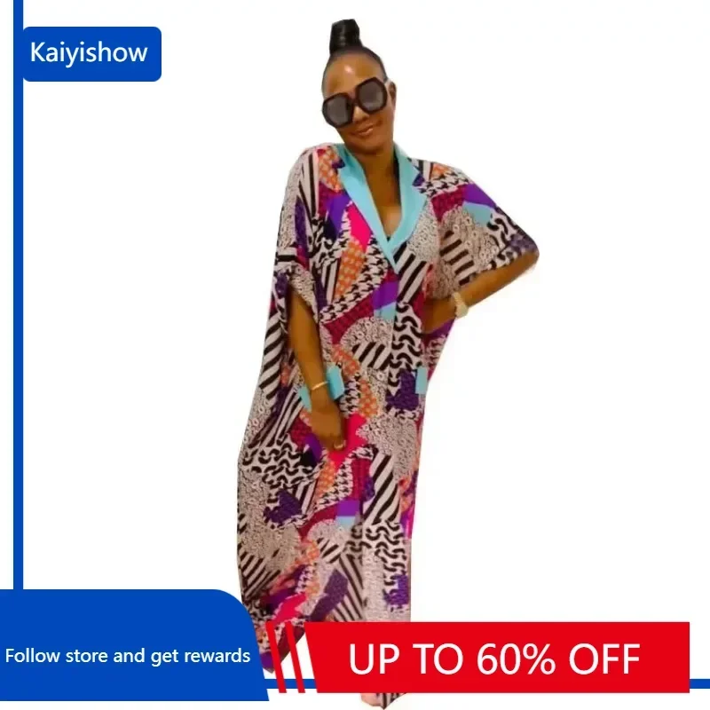 

2 PCS Set Women Africa Clothes 2024 Dashiki African Spring Chiffon Outfits Long Tops Pants Suit Plus Size Party Dress for Lady