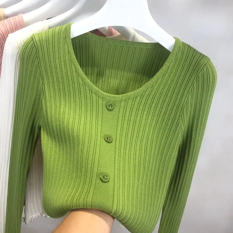 2023 Women Spring Autumn Fashion V-neck Sweater Tops Female Korean Solid Color Slim Pullovers Ladies Long Sleeve Knit Tops T215
2023 Women Spring Autumn Fashion V-neck Sweater Tops Female Korean Solid Color Slim Pullovers Ladies Long Sleeve Knit Tops T215