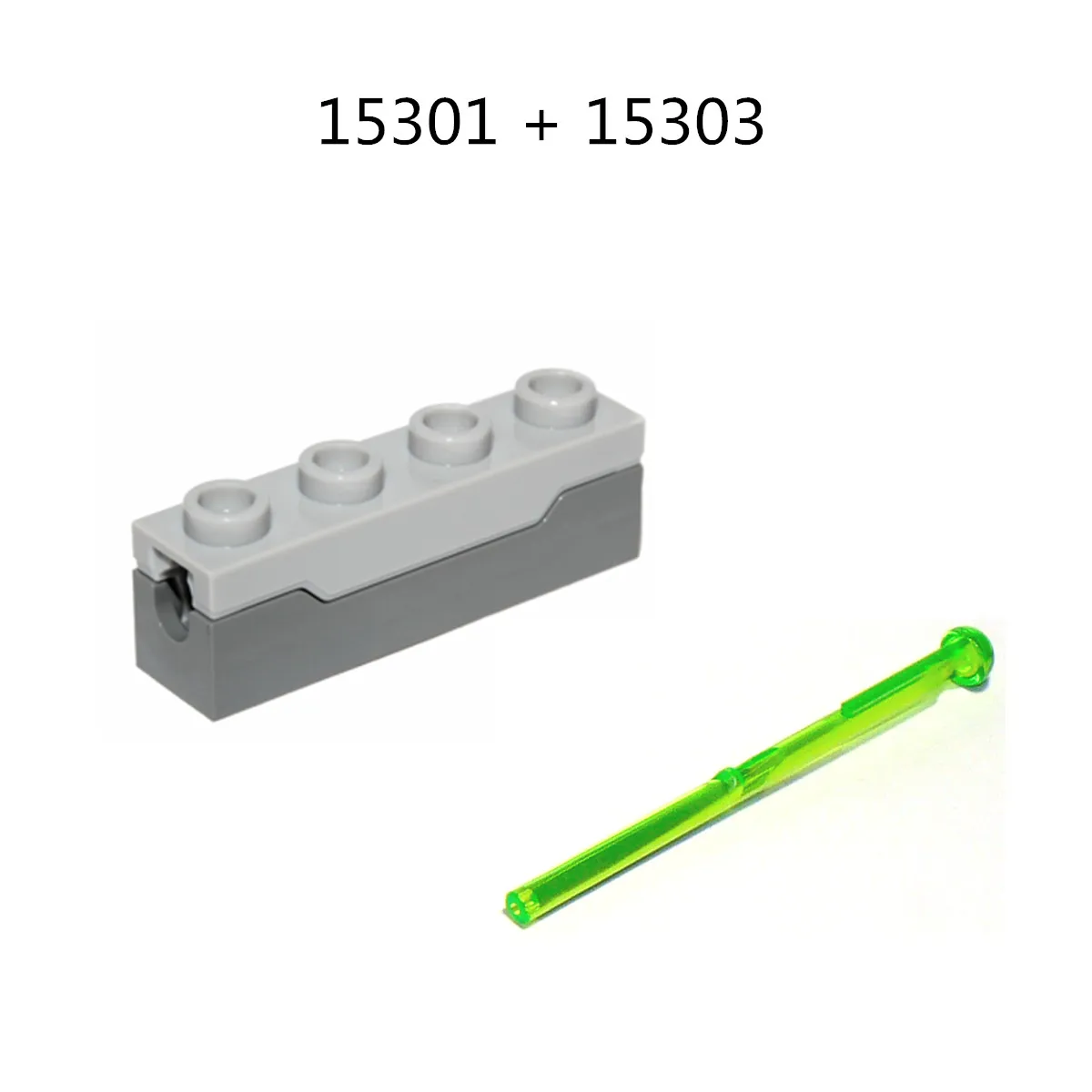 

Строительные блоки 15301 + 15303 стрельбы, строительные детали оружия, пусковое устройство + пули, кирпичные блоки, модульная игрушка GBC для высокотехнологичного набора MOC, 1 шт.