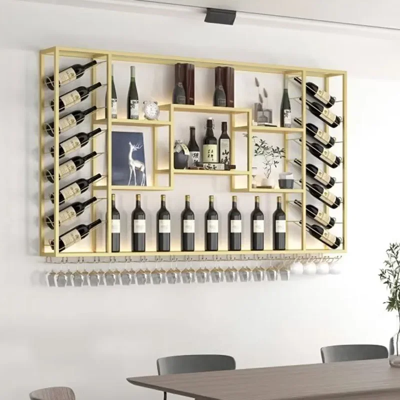 European Kitchen Wine Holder Nordic Square Bar Small Champagne Craft Beer Wine Rack Luxury Wall Metal Gabinete Salon Furniture
European Kitchen Wine Holder Nordic Square Bar Small Champagne Craft Beer Wine Rack Luxury Wall Metal Gabinete Salon Furniture