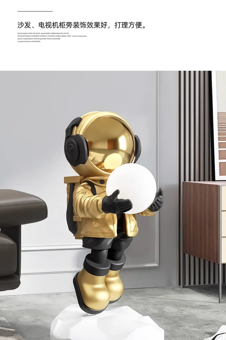Astronaut Large Floor-standing Ornaments, Astronaut Ornaments, Home TV Cabinets, Living Room Sofa Decorations, Smart Decorations Astronaut Large Floor-standing Ornaments, Astronaut Ornaments, Home TV Cabinets, Living Room Sofa Decorations, Smart Decorations