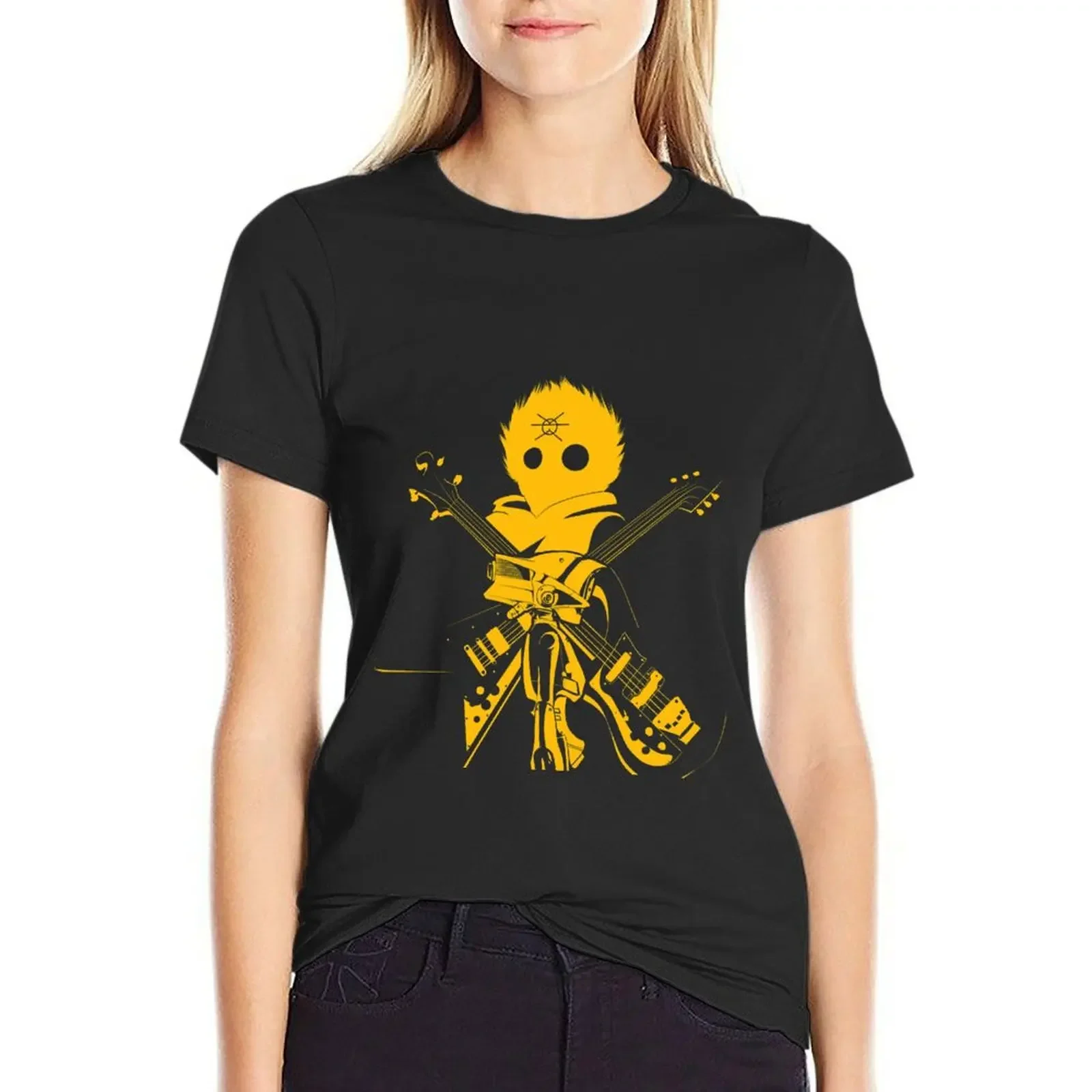 Flcl jaune T-Shirt kawaii clothes Female clothing summer clothes summer clothes for Women
Flcl jaune T-Shirt kawaii clothes Female clothing summer clothes summer clothes for Women