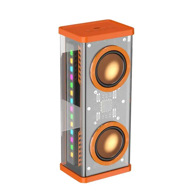 Маленькая Портативная колонка, прозрачные беспроводные колонки с красочной планкой, портативные дорожные колонки с 3D рисунком
Маленькая Портативная колонка, прозрачные беспроводные колонки с красочной планкой, портативные дорожные колонки с 3D рисунком