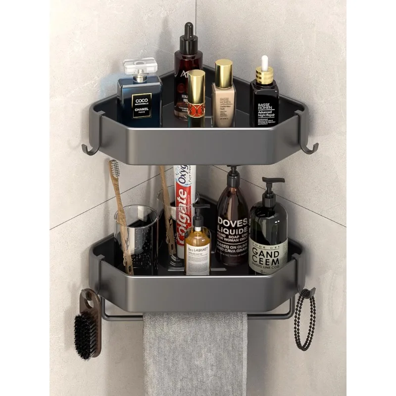 Bathroom shelf, triangle non-punching, wall-hung toilet storage shelf, toilet washbasin, corner shelf
Bathroom shelf, triangle non-punching, wall-hung toilet storage shelf, toilet washbasin, corner shelf