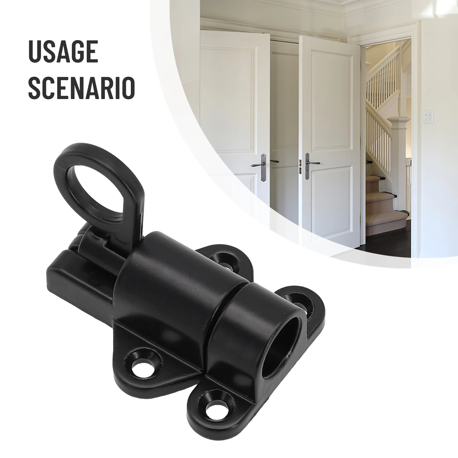 Bolt Spring Bounce Door Latch Lock 2 Color Black Aluminum W/ Screws Gate Pull Ring Useful Durable High quality
Bolt Spring Bounce Door Latch Lock 2 Color Black Aluminum W/ Screws Gate Pull Ring Useful Durable High quality