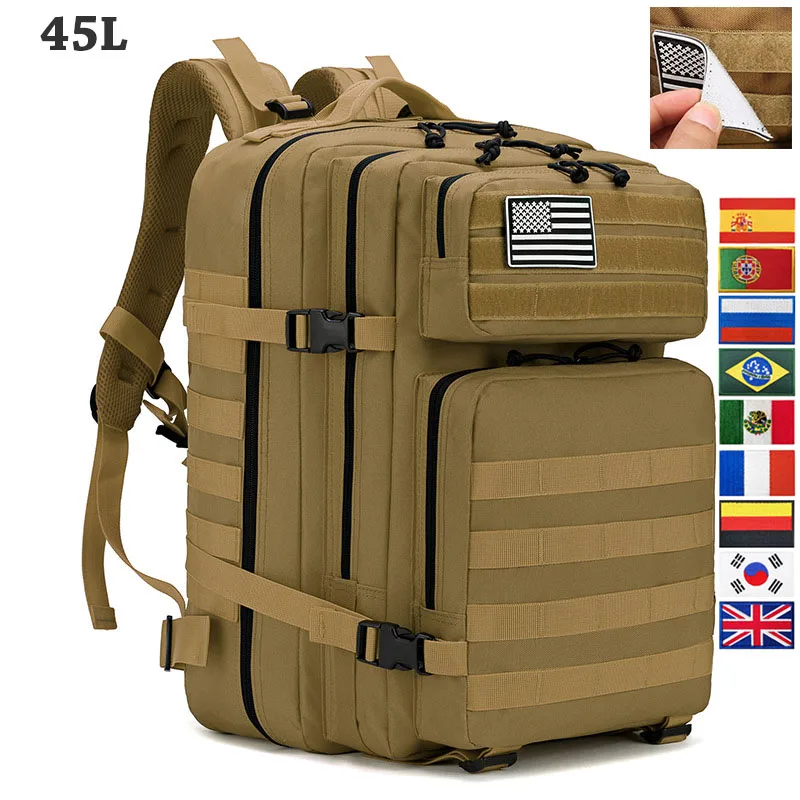 New Camping Hunting Men Women Military Tactical Rucksack 3P Army Molle Mountaineering Hiking Travel Hiking Backpack Bags
New Camping Hunting Men Women Military Tactical Rucksack 3P Army Molle Mountaineering Hiking Travel Hiking Backpack Bags