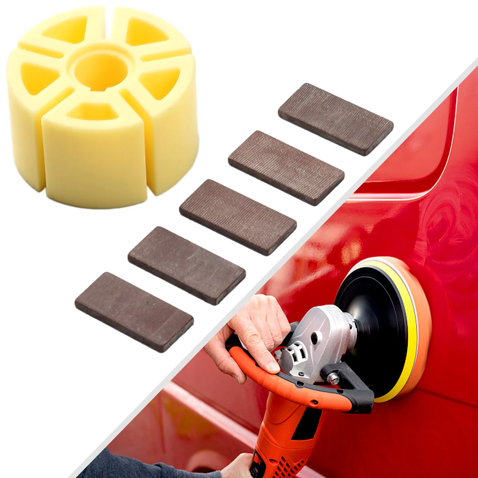Blade Plastic Steel Rotor Brown Fast Speed Plastic Yellow 6Pcs/Set Bakelite For 5 Inch Pneumatic Sander Garden
Blade Plastic Steel Rotor Brown Fast Speed Plastic Yellow 6Pcs/Set Bakelite For 5 Inch Pneumatic Sander Garden