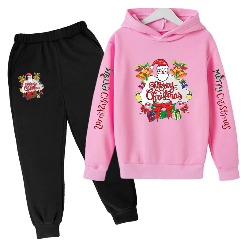 Kids Hoodie New Year Clothes Christmas Clothing Santa Print Boys Girls Coat 3-13 Years Old Festive Top/Pants 2P Casual Sport Set
Kids Hoodie New Year Clothes Christmas Clothing Santa Print Boys Girls Coat 3-13 Years Old Festive Top/Pants 2P Casual Sport Set