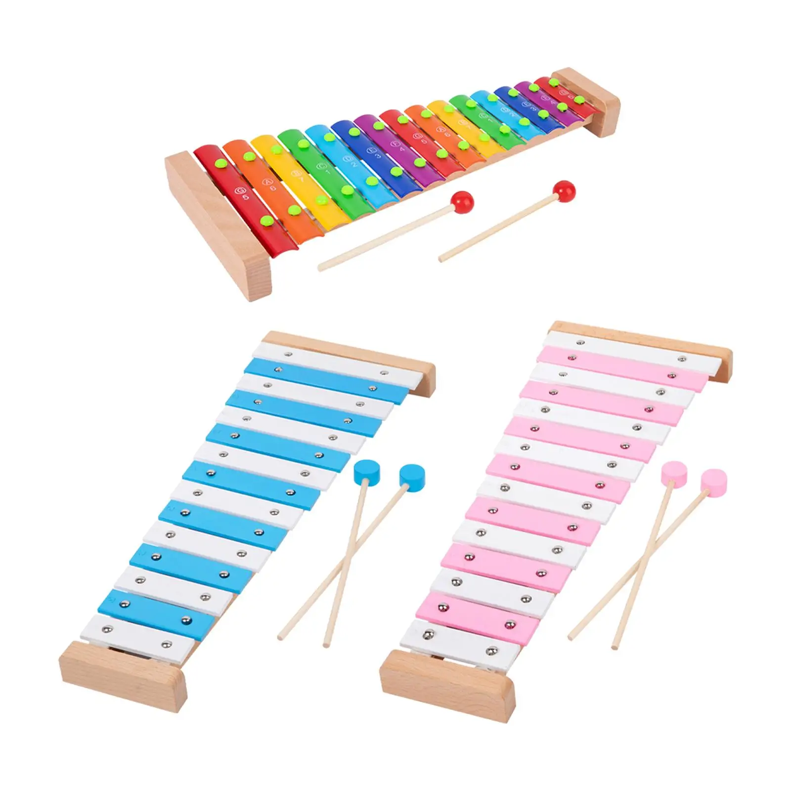 15 Note Metal Xylophone Educational with Mallets Kids Musical Instrument for
15 Note Metal Xylophone Educational with Mallets Kids Musical Instrument for