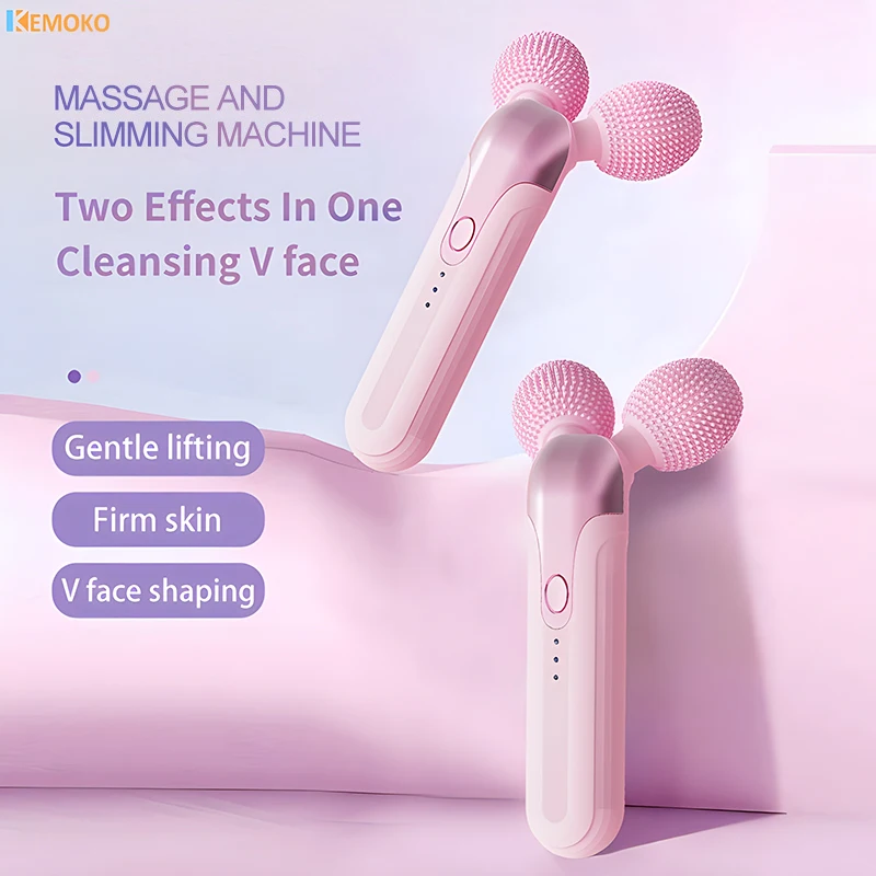 

Electric Face Massager Facial Lifting Cleansing 3D Roller V-face USD Moisturizer Essence Absorption Instrument Skin Care Device