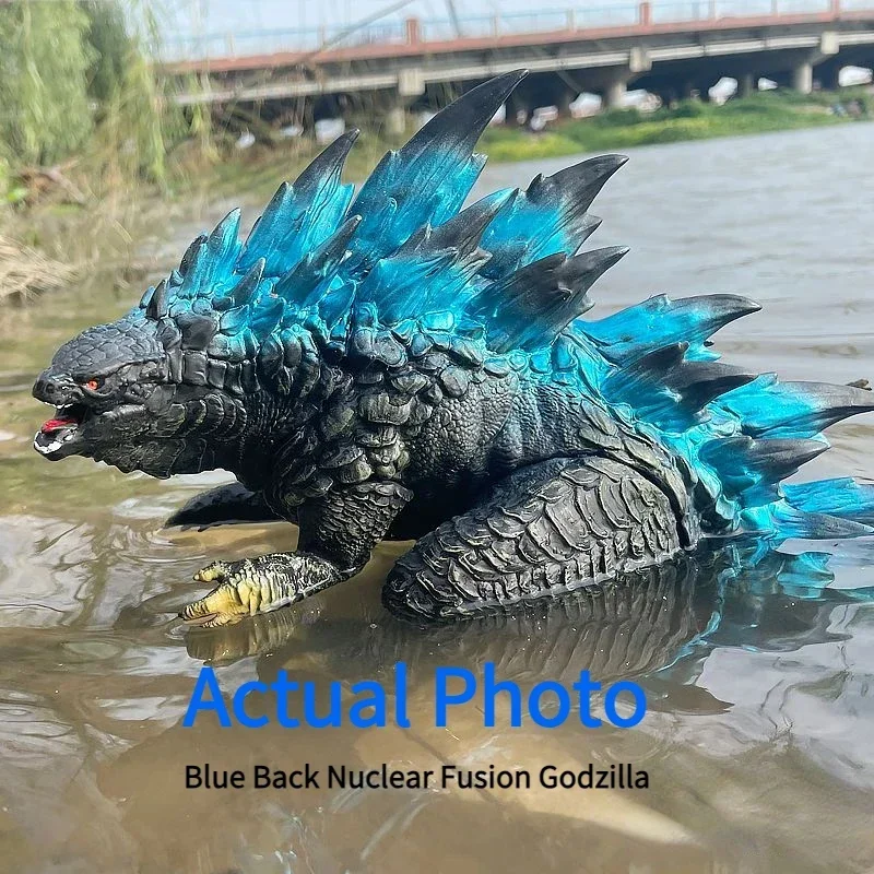 

2023 New Godzilla vs. King Kong Action Figure Golden/Blue Back Nuclear Fusion Godzilla PVC Monster Model Boys Toys Holiday Gifts