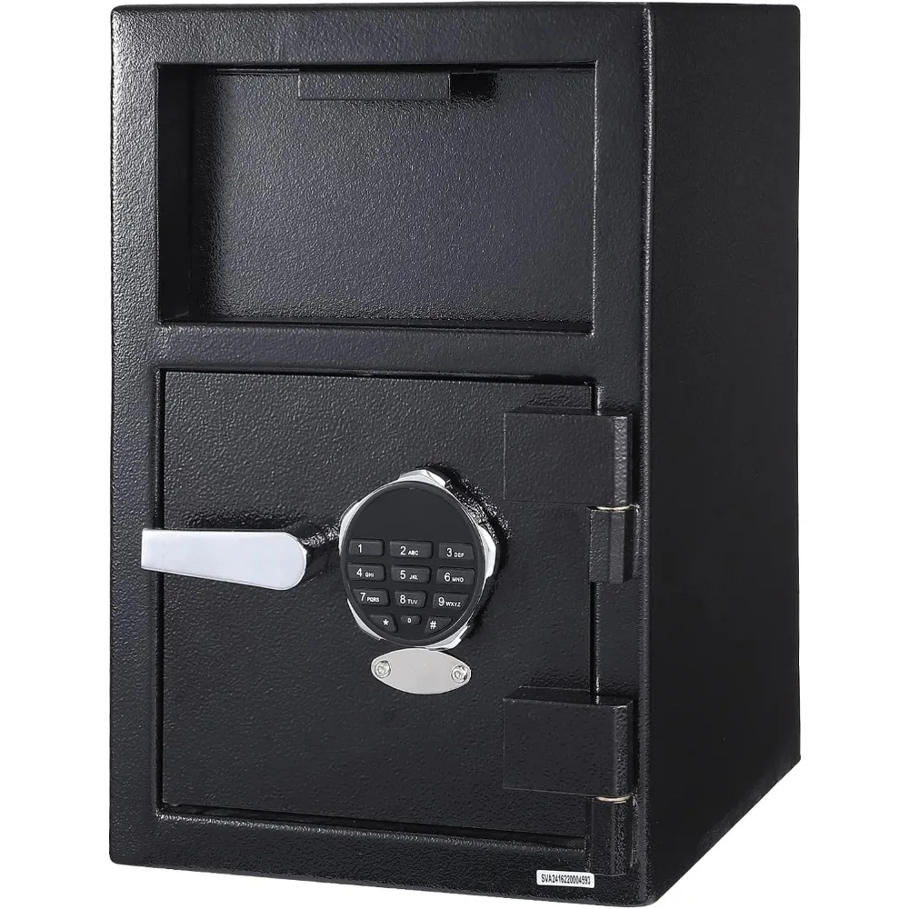 

Depository Safe Digital Depository Safe Box, 13.7'' X 15.7'' X 19.2'' Electronic Steel Safe with Keypad, Locking Drop Box
