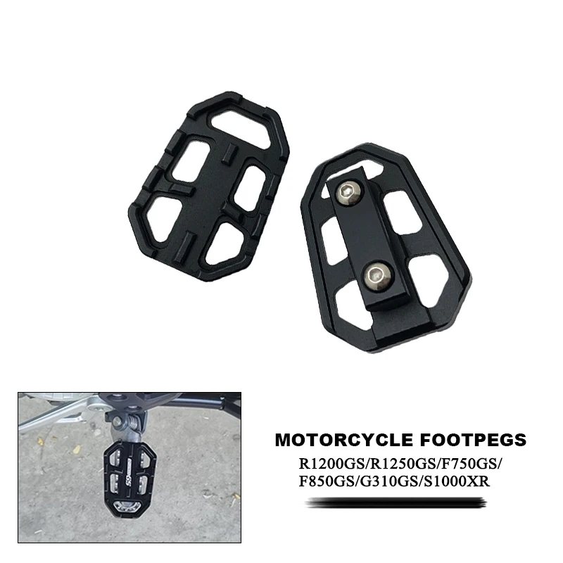 

Aluminum Wide Foot Pegs Pedals Rest Footpegs For BMW R1200GS R1250GS LC ADV S1000XR F750GS F850GS G310GS R Nine T Motorcycle