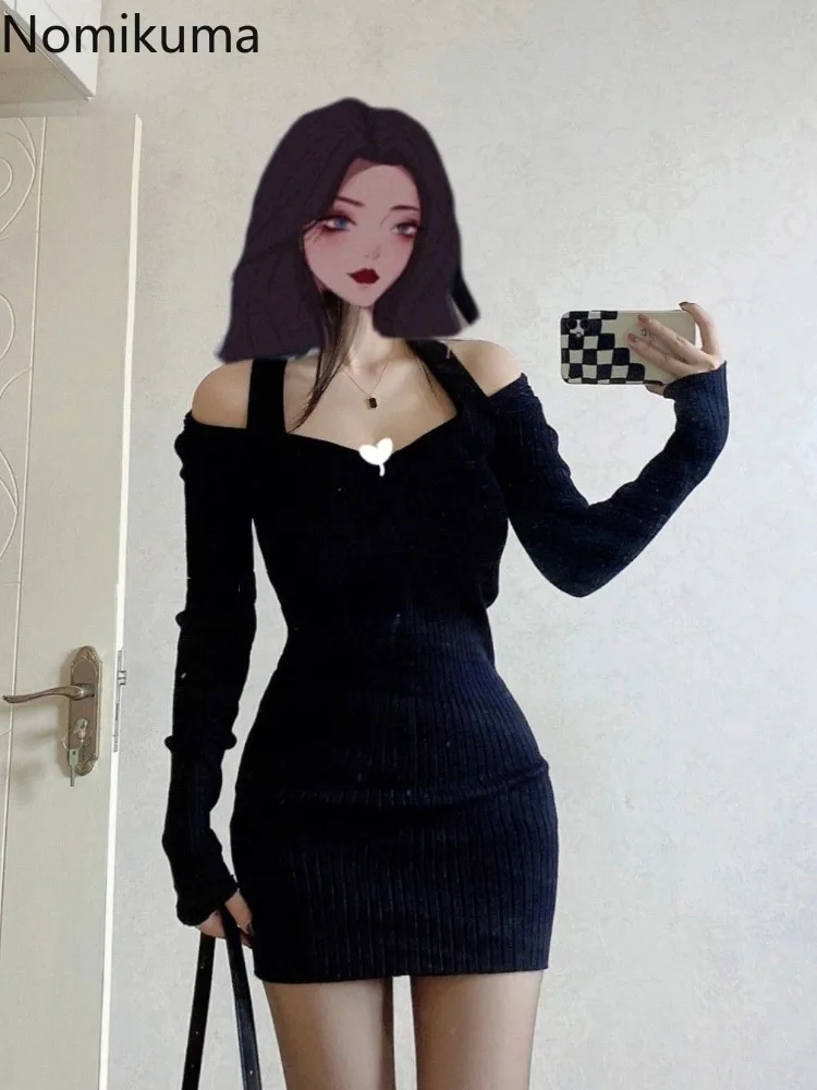 2023 Vestidos De Mujer Sexy Black Y2k Dresses for Women Slash Neck Long Sleeve Tunic Robe Femme Fashion Bodycon Mini Dress 7m635
2023 Vestidos De Mujer Sexy Black Y2k Dresses for Women Slash Neck Long Sleeve Tunic Robe Femme Fashion Bodycon Mini Dress 7m635