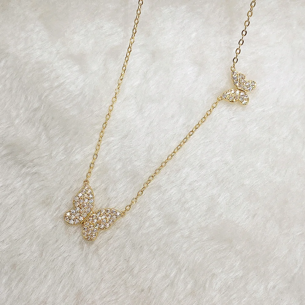 CAOSHI Elegant Lady Dainty Butterfly Choker Necklace with Shining Bright Zirconia Gold Color Accessories for Engagement Ceremony 
CAOSHI Elegant Lady Dainty Butterfly Choker Necklace with Shining Bright Zirconia Gold Color Accessories for Engagement Ceremony