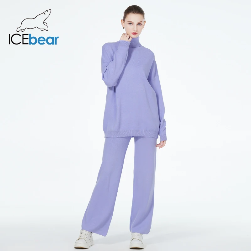 ICEbear 2023 Fall Winter Women's Knitted Sweater Sets Simple Elegant Pullover Turtleneck Jumpers,Trousers HY015
ICEbear 2023 Fall Winter Women's Knitted Sweater Sets Simple Elegant Pullover Turtleneck Jumpers,Trousers HY015