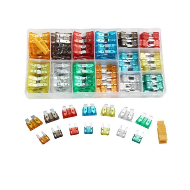 

300Pcs Fuse Kit Car Fuses Automatic Truck Blade The Fuse Insurance Insert Insurance Of Xenon Lamp Piece Lights