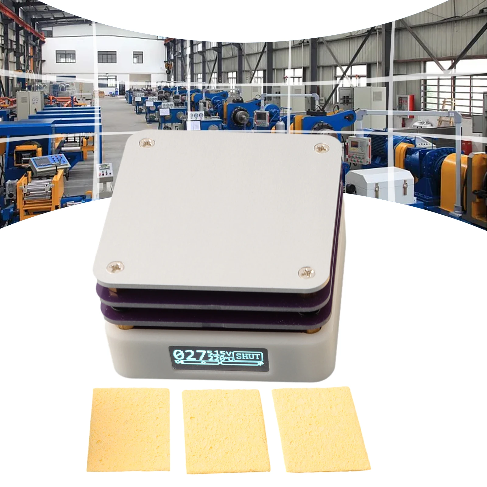 Mini Hot Plate Preheater Compact Design Fast Heating with USB Type C Interface Perfect for Soldering Operations
Mini Hot Plate Preheater Compact Design Fast Heating with USB Type C Interface Perfect for Soldering Operations