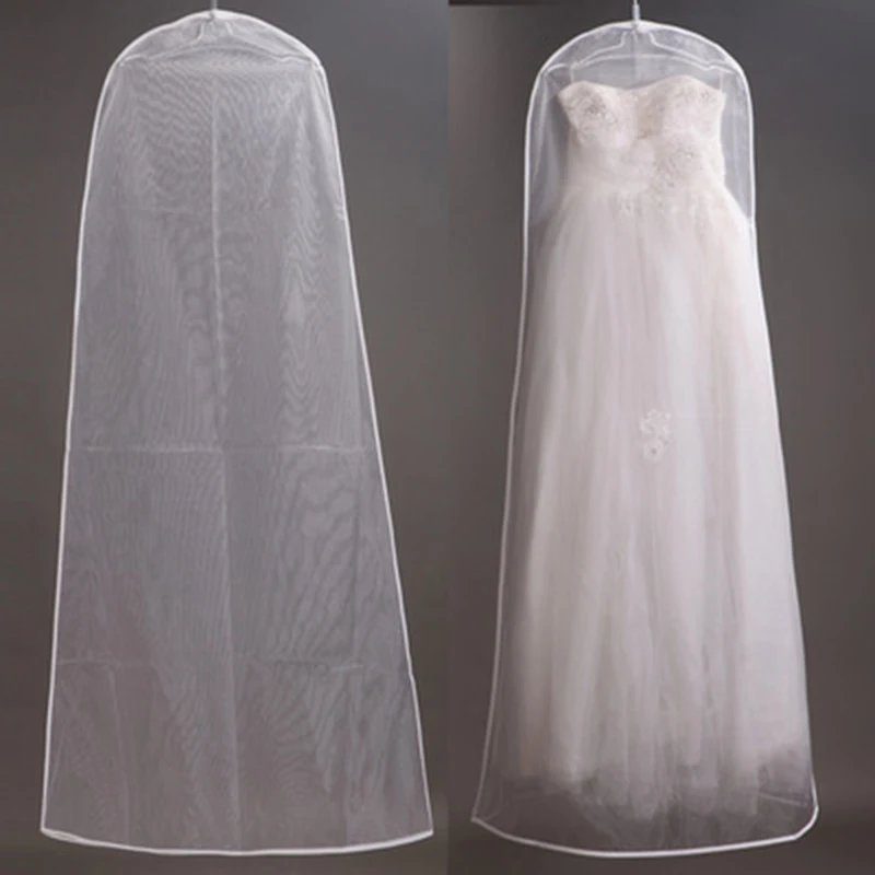 Bridal Gown Wedding Dress Storage Bag Dress Dust Cover Breathable Clear Garment Dustproof Cover Foldable Garment Clothes Protect
Bridal Gown Wedding Dress Storage Bag Dress Dust Cover Breathable Clear Garment Dustproof Cover Foldable Garment Clothes Protect