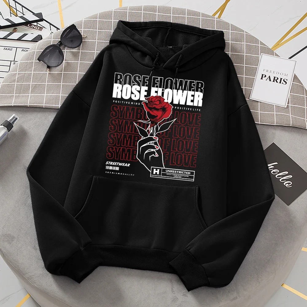 Rose Flower Symbo Of Love Positive Life Woman Hoody Harajuku Comfortable Sweatshirt Fashion Soft Hooded Autumn Fleece Clothes
Rose Flower Symbo Of Love Positive Life Woman Hoody Harajuku Comfortable Sweatshirt Fashion Soft Hooded Autumn Fleece Clothes