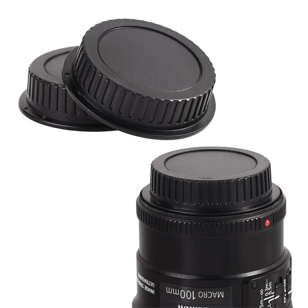 

Black for Canon Rebel EOS DSLR SLR EOS Series EOS EFS EF EF-S EF Rear Lens Cap for Canon Lens Cap Lens Cover Lens Dust Cover