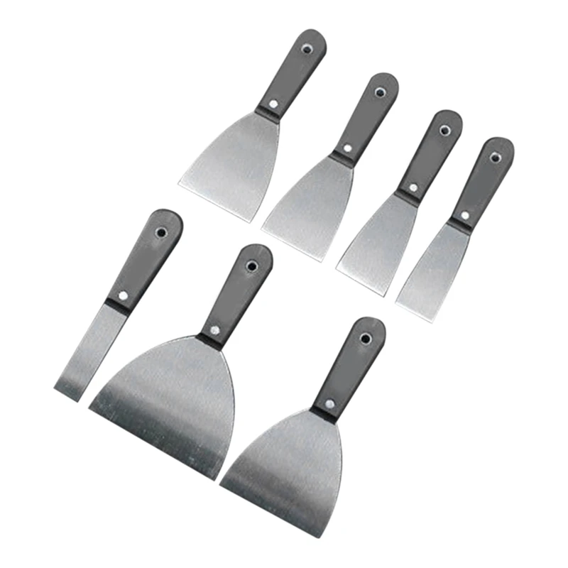 

7 шт. инструменты для гипсокартона, набор ножей, набор ножей для гипсокартона, набор ножей для нанесения ленты, скребок для обоев, ножи для удаления краски