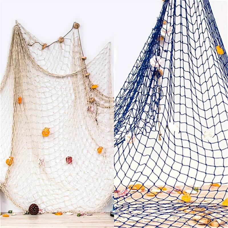 100*200cm Big Blue Fishing Net Kids Favor Nautical Ocean Theme Birthday Party Supplies DIY Summer Home Room Hanging Wall Decor
100*200cm Big Blue Fishing Net Kids Favor Nautical Ocean Theme Birthday Party Supplies DIY Summer Home Room Hanging Wall Decor