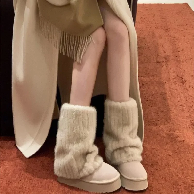 Women Fashion Plush Snow Boots 2023 Winter Warm Increase Thick Sole Non-slip Korean Simple Casual Short Boots Zapatos De Mujer
Women Fashion Plush Snow Boots 2023 Winter Warm Increase Thick Sole Non-slip Korean Simple Casual Short Boots Zapatos De Mujer