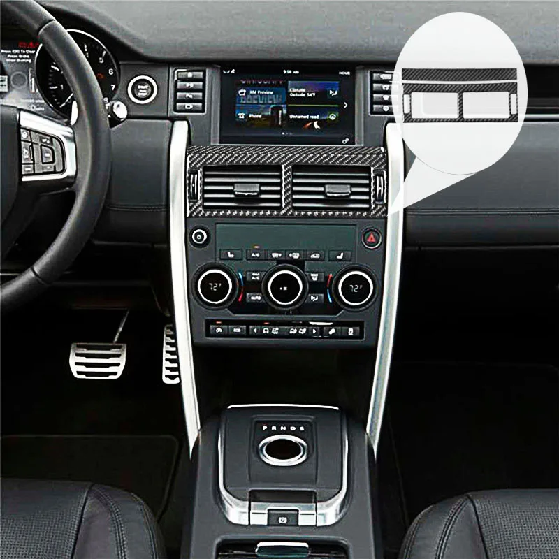 Центральный воздуховод для Land Rover Discovery Sport 2015-2019, углеродное волокно, аксессуары для интерьера автомобиля
Центральный воздуховод для Land Rover Discovery Sport 2015-2019, углеродное волокно, аксессуары для интерьера автомобиля
