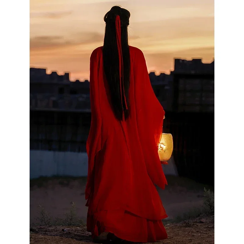 Red Chinese Traditional Hanfu Ladies Ancient Swordsman Cosplay Costume Female Tang Dynasty Stage Dance Dress Hanfu Dresses
Red Chinese Traditional Hanfu Ladies Ancient Swordsman Cosplay Costume Female Tang Dynasty Stage Dance Dress Hanfu Dresses