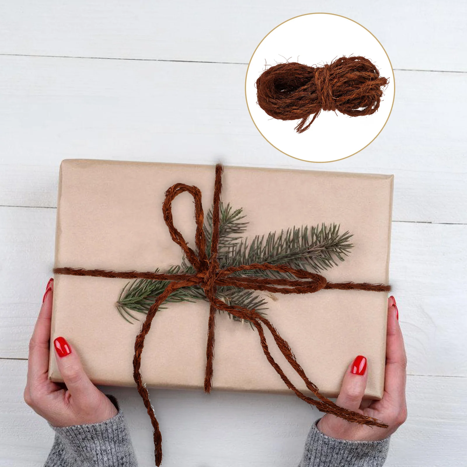 Braided Brown Silk Rope Wrapping Cord Gift Bouquet Supply Packing Ropes Bowknot Cords Decorate
Braided Brown Silk Rope Wrapping Cord Gift Bouquet Supply Packing Ropes Bowknot Cords Decorate