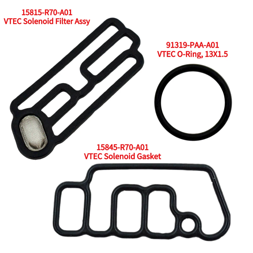 3pcs Universal Head Cylinder VTEC Solenoid Gasket Filter Assy O-ring For 15845-R70-A01 15815-R70-A01 For Honda Durable New
3pcs Universal Head Cylinder VTEC Solenoid Gasket Filter Assy O-ring For 15845-R70-A01 15815-R70-A01 For Honda Durable New