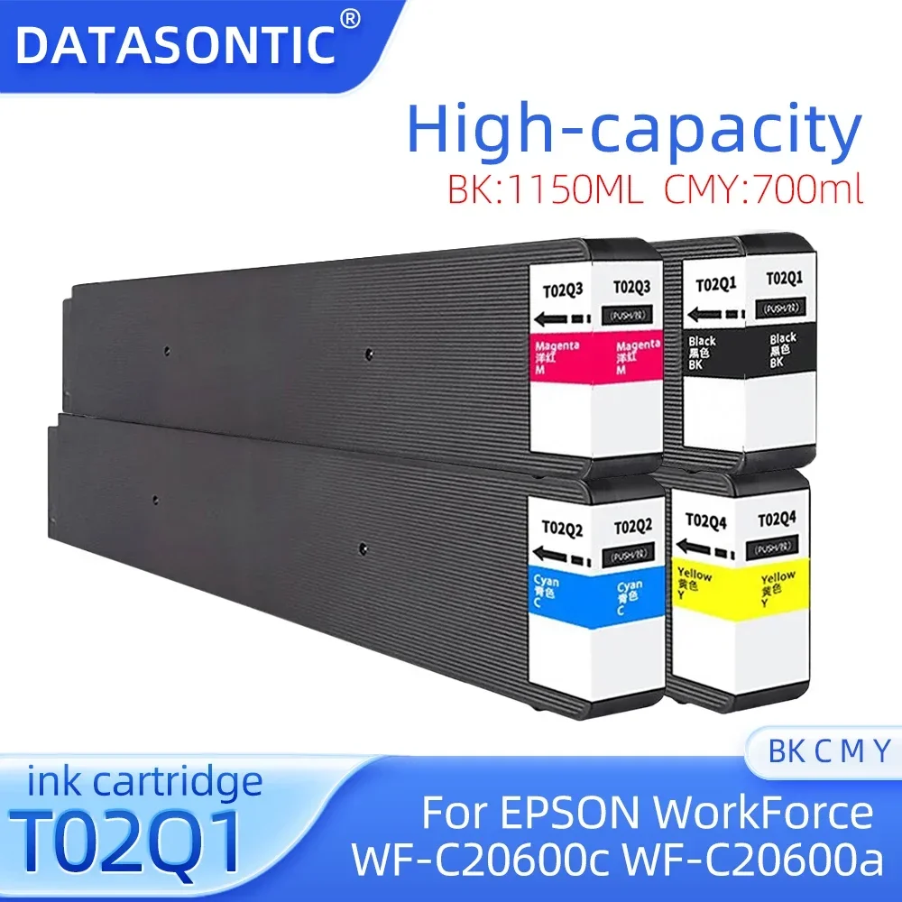 T02Q1 T02Q2 02Q3 T02Q4 ink cartridge For Epson WorkForce Enterprise WF-C20600 WF-C20600a WF-C20600c Printer contains pigment ink
T02Q1 T02Q2 02Q3 T02Q4 ink cartridge For Epson WorkForce Enterprise WF-C20600 WF-C20600a WF-C20600c Printer contains pigment ink