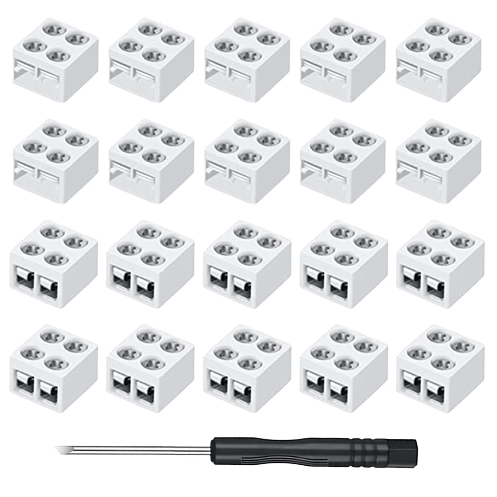Durable Strip Light Connector Connector Strip Light Connect 16-22AWG 2 Pin 20 PCS 5V 12V 24V 6A IP65 Waterproof
Durable Strip Light Connector Connector Strip Light Connect 16-22AWG 2 Pin 20 PCS 5V 12V 24V 6A IP65 Waterproof