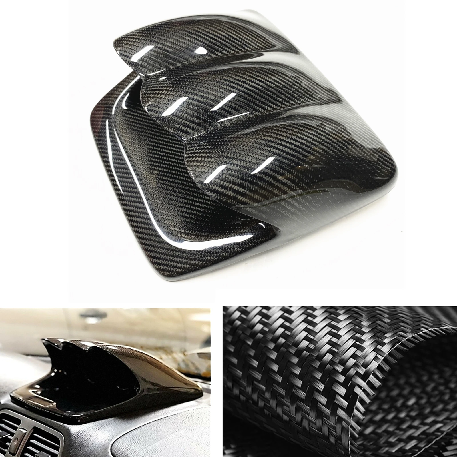 

Carbon Fiber 60 mm GDA Front Triple Gauge Pod Dashboard Meter Dash Cover Shell For Subaru Impreza WRX STI GDA GDB GG 2002-2007