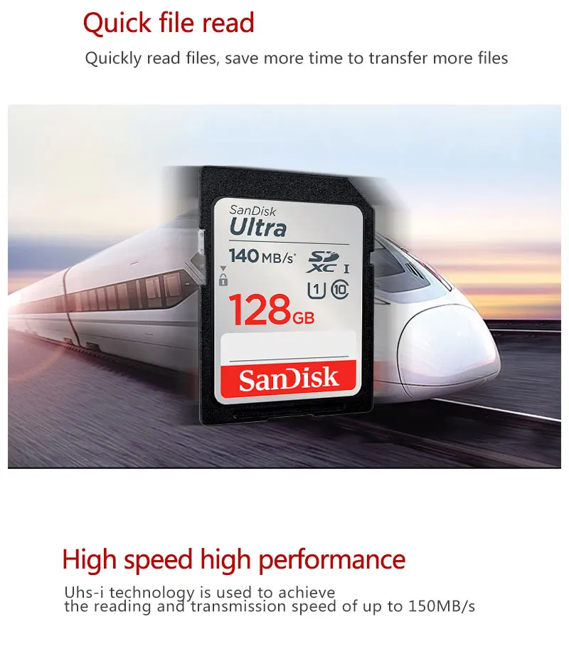 Cartão SD SanDisk Ultra SDHC SDXC C10, Max 120 Mbps: 32GB - 64GB - 128GB - 256GB - 512GB Cartão SD SanDisk Ultra SDHC SDXC C10, Max 120 Mbps: 32GB - 64GB - 128GB - 256GB - 512GB
