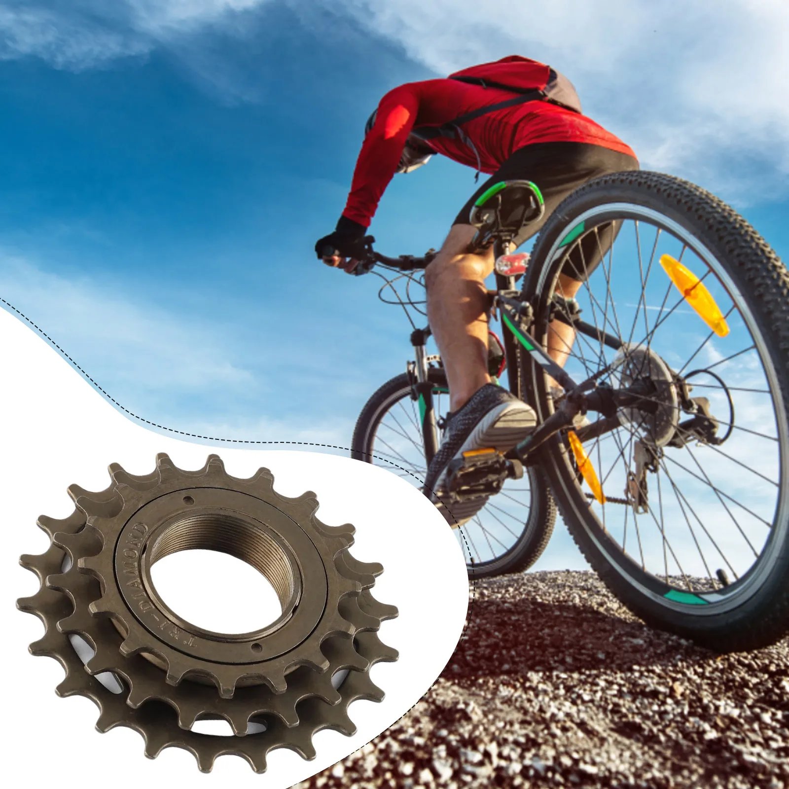 Bicycle Freewheel 3 Speed 16-19-22T Bike Screw On Flywheel Cycling Part Steel Cassette Sprocket For Rotary Hub 34mm
Bicycle Freewheel 3 Speed 16-19-22T Bike Screw On Flywheel Cycling Part Steel Cassette Sprocket For Rotary Hub 34mm